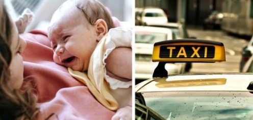 Sie bekommt ihr Baby auf dem Rücksitz eines Taxis: 'Am nächsten Tag erhielt ich die Rechnung für die Reinigung des Wagens'